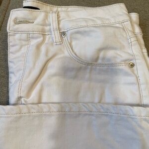 Blue Revival Size 28 White Cargo Jeans